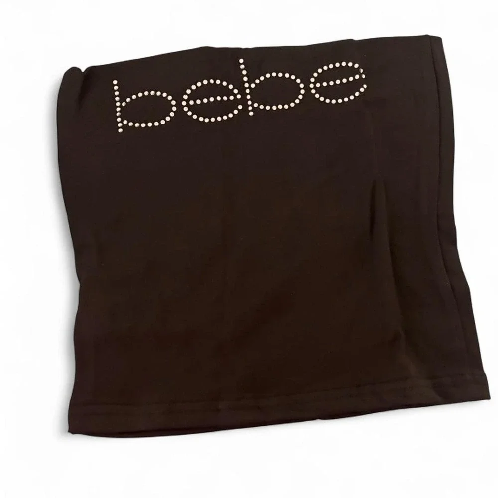 Iconic Y2K Bebe tube top
